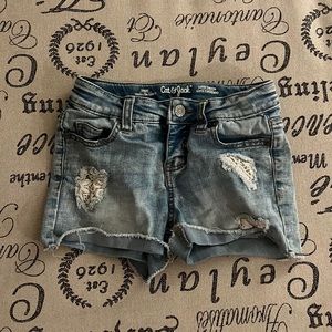 jean shorts- kids 7/8